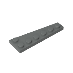 Placa de cuña 6 x 2 izquierda-MyGobricksEs