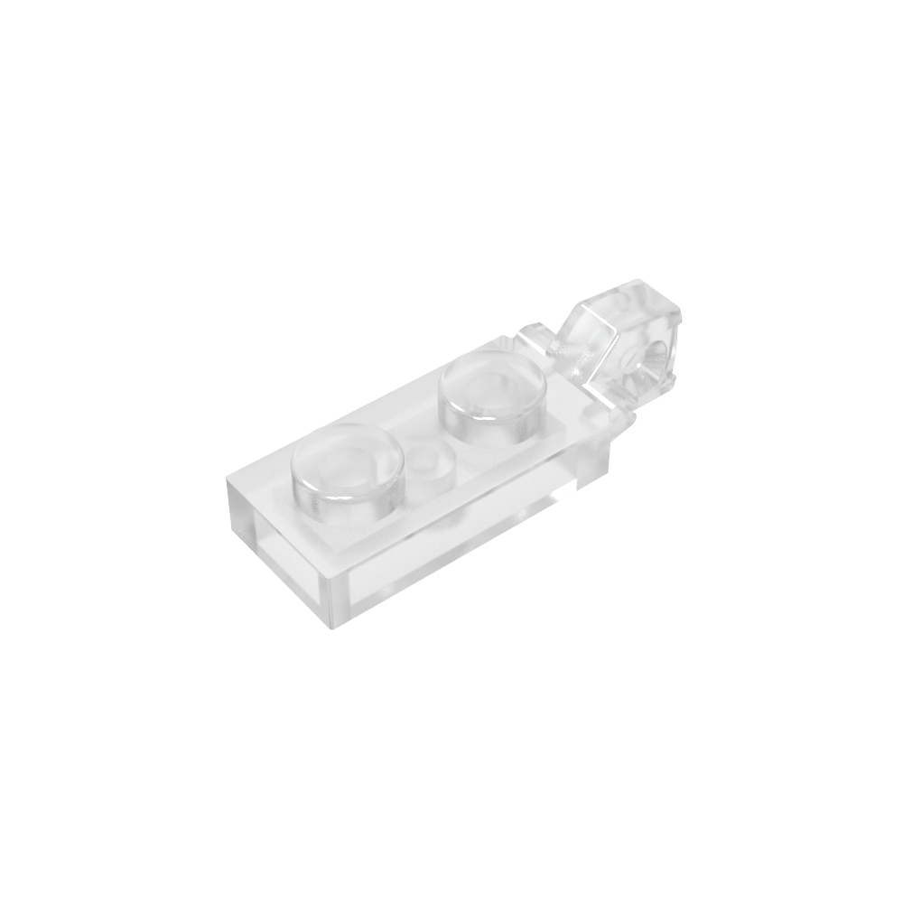 Placa de bisagra 1 x 2 con bloqueo con 1 dedo en el extremo, sin ranura-MyGobricksEs
