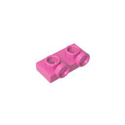 Placa, Modificada 1 x 2 con 2 puntos salientes Invertida-MyGobricksEs