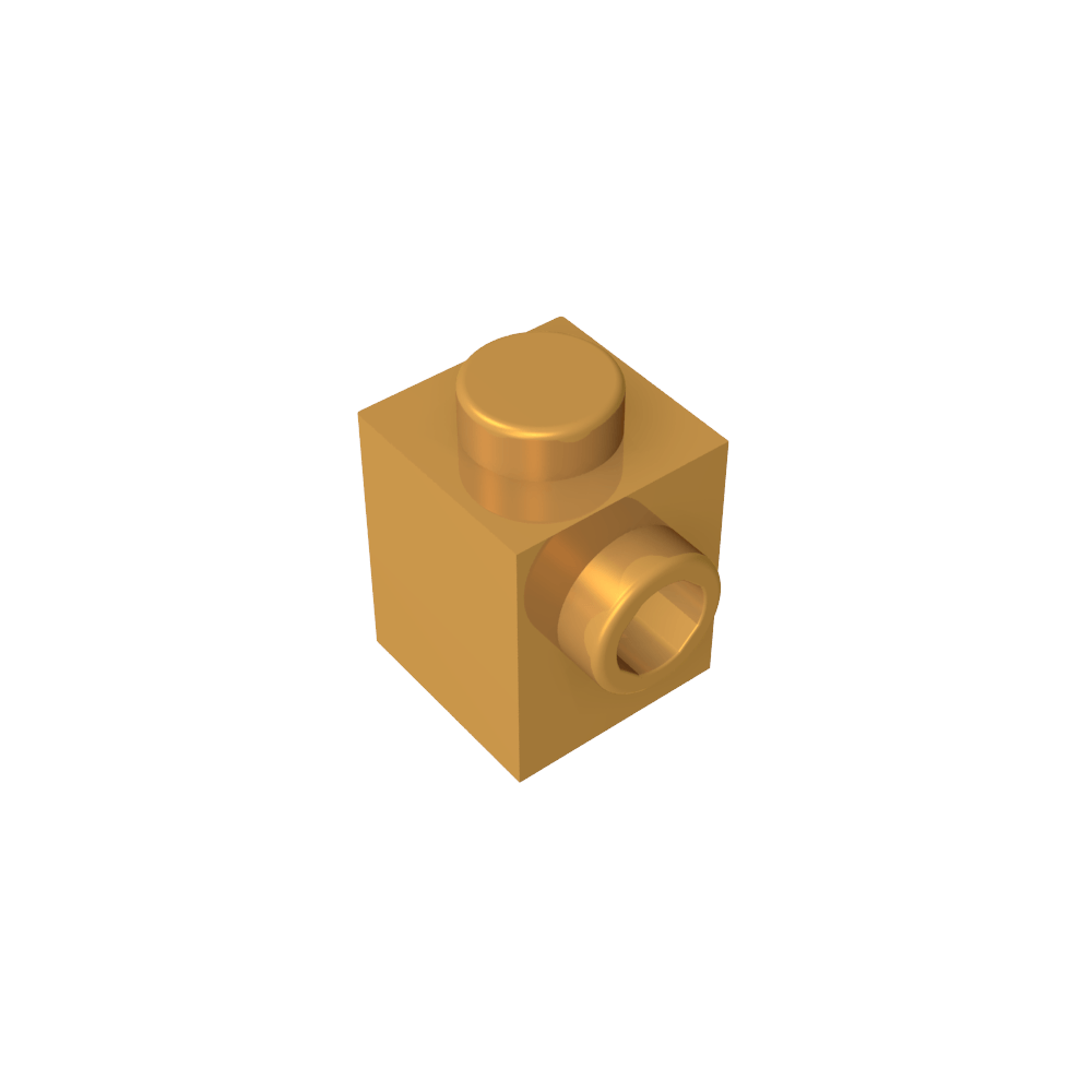 Ladrillo especial 1 x 1 con perno en 1 lado-MyGobricksEs