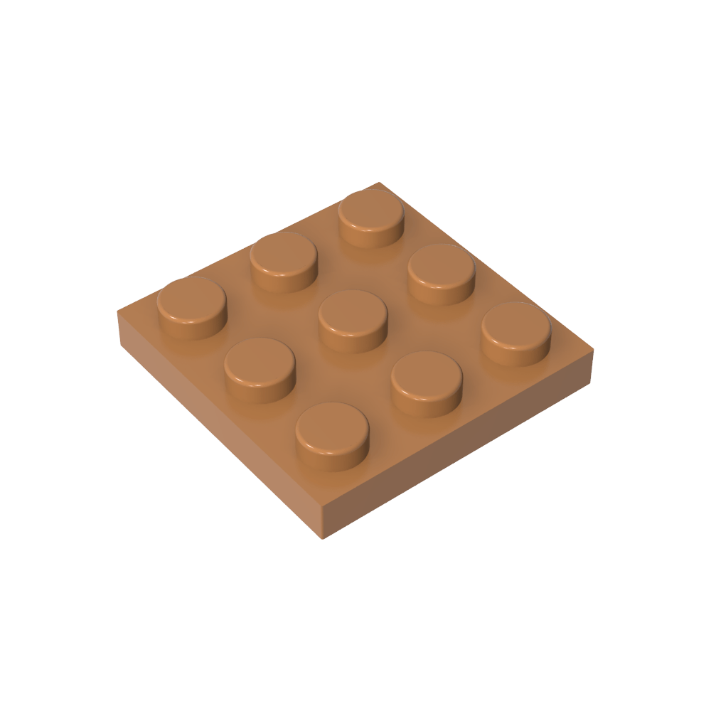 Placa 3 x 3-MyGobricksEs