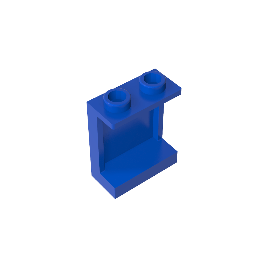 Panel 1 x 2 x 2 [Soportes laterales / Montantes huecos]-MyGobricksEs