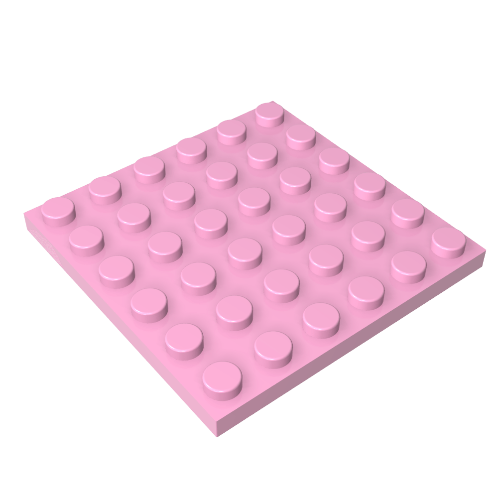 Placa 6 x 6-MyGobricksEs