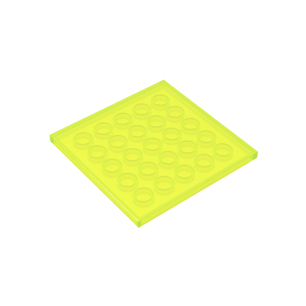 Azulejo de 6 x 6 con tubos inferiores-MyGobricksEs