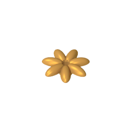 Planta, Kit de accesorios para exterior, Flor con 7 pétalos finos y alfiler-MyGobricksEs
