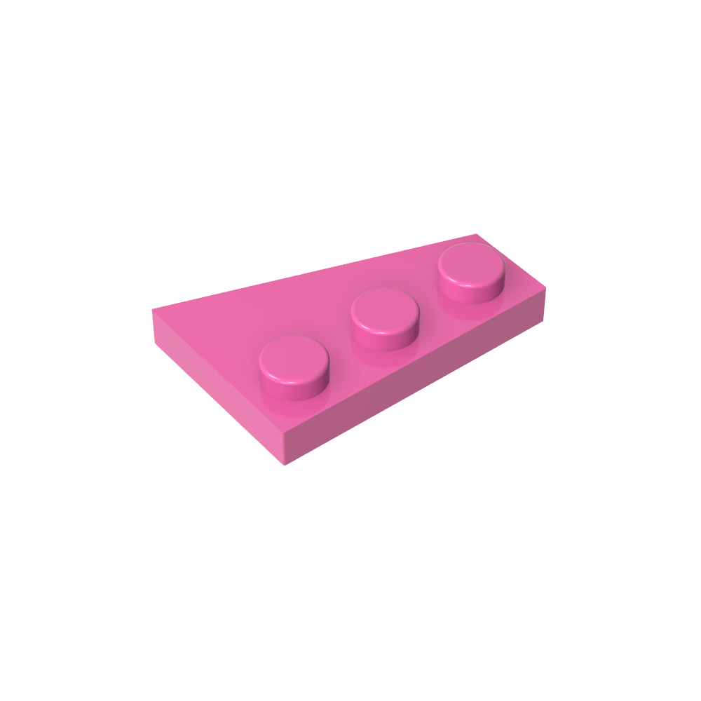 Placa de cuña 3 x 2 izquierda-MyGobricksEs