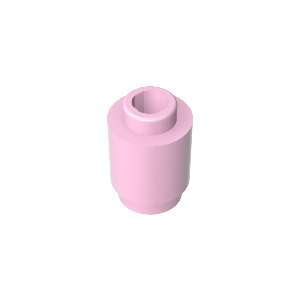 Ladrillo redondo 1 x 1 perno abierto-MyGobricksEs