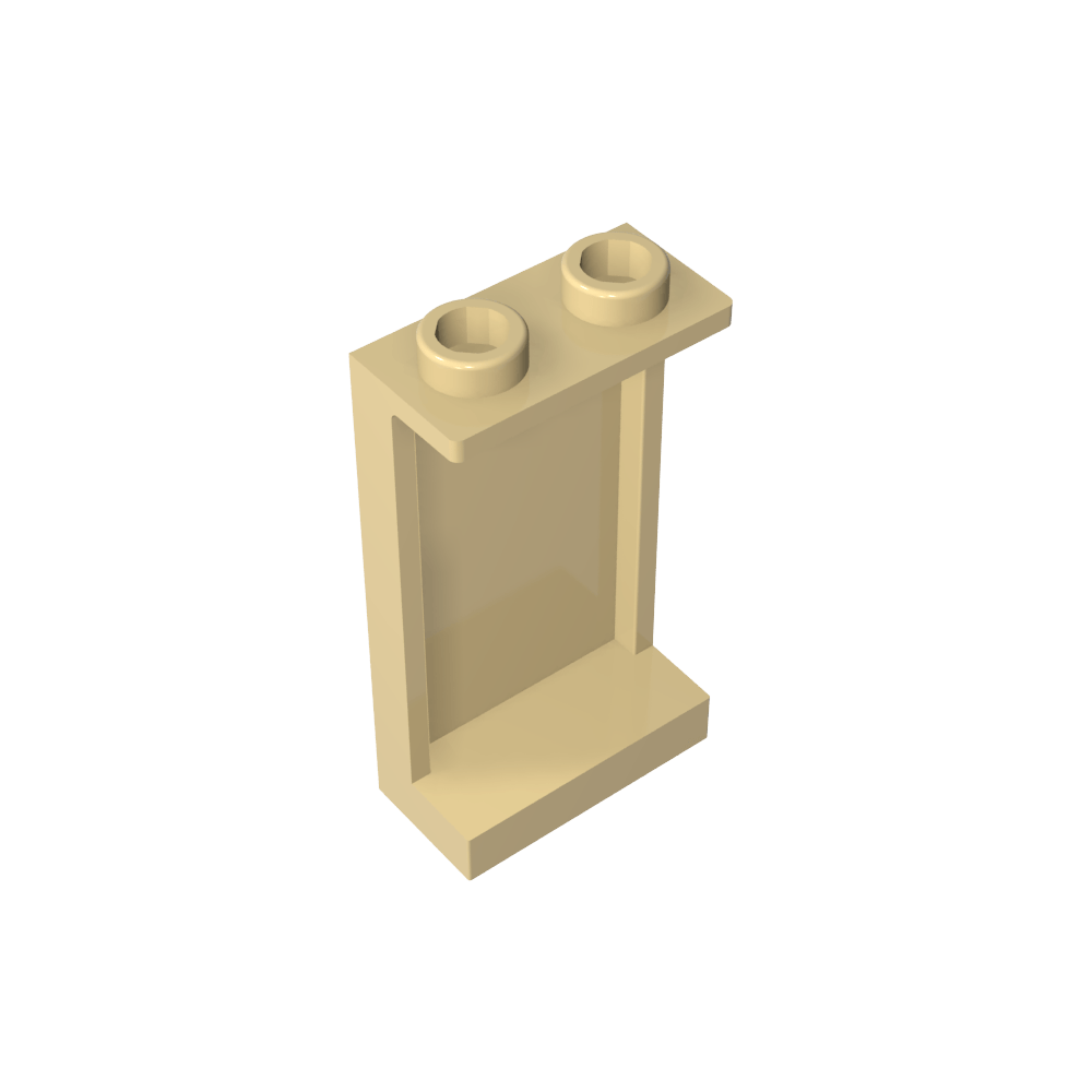 Panel 1 x 2 x 3 [Soportes laterales/Montantes huecos]-MyGobricksEs