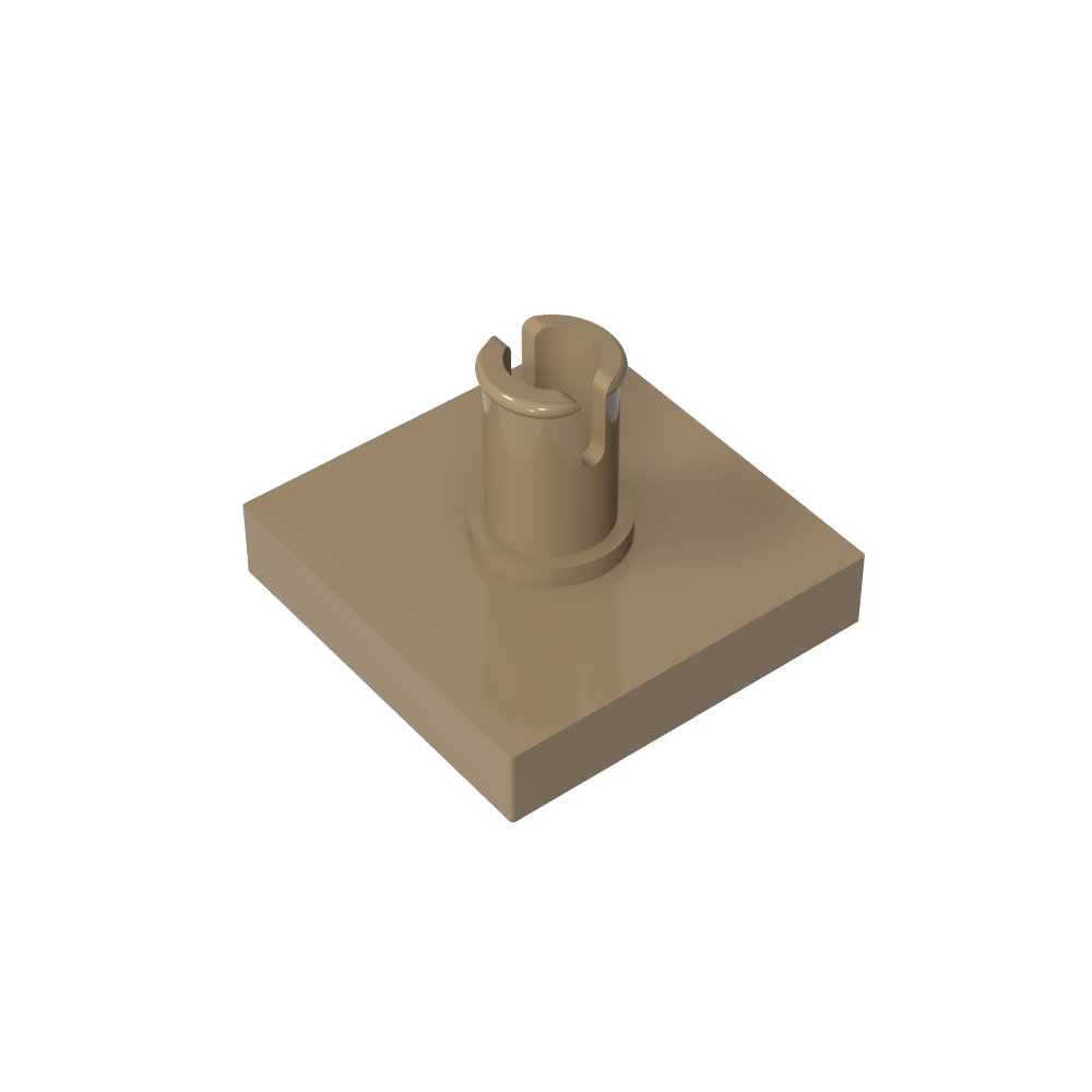 Azulejo especial 2 x 2 con pasador-MyGobricksEs