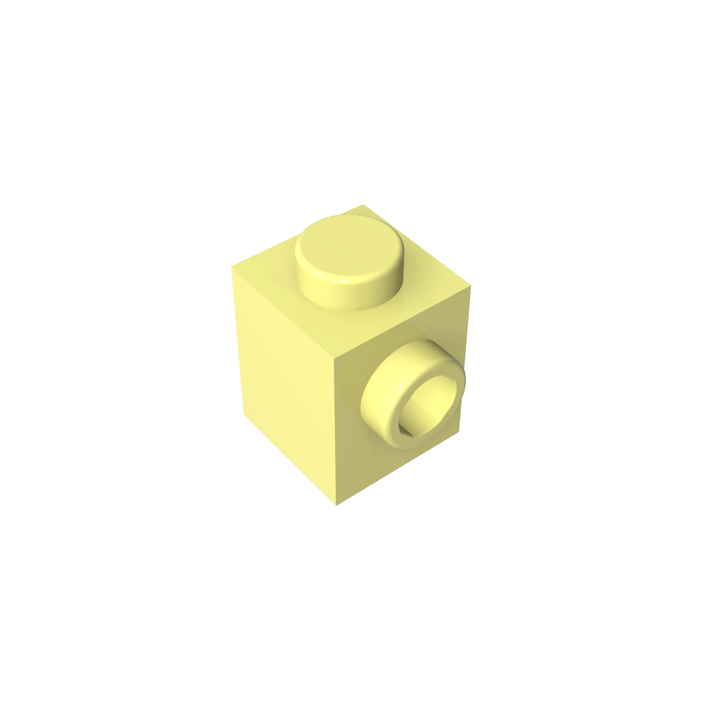 Ladrillo especial 1 x 1 con perno en 1 lado-MyGobricksEs