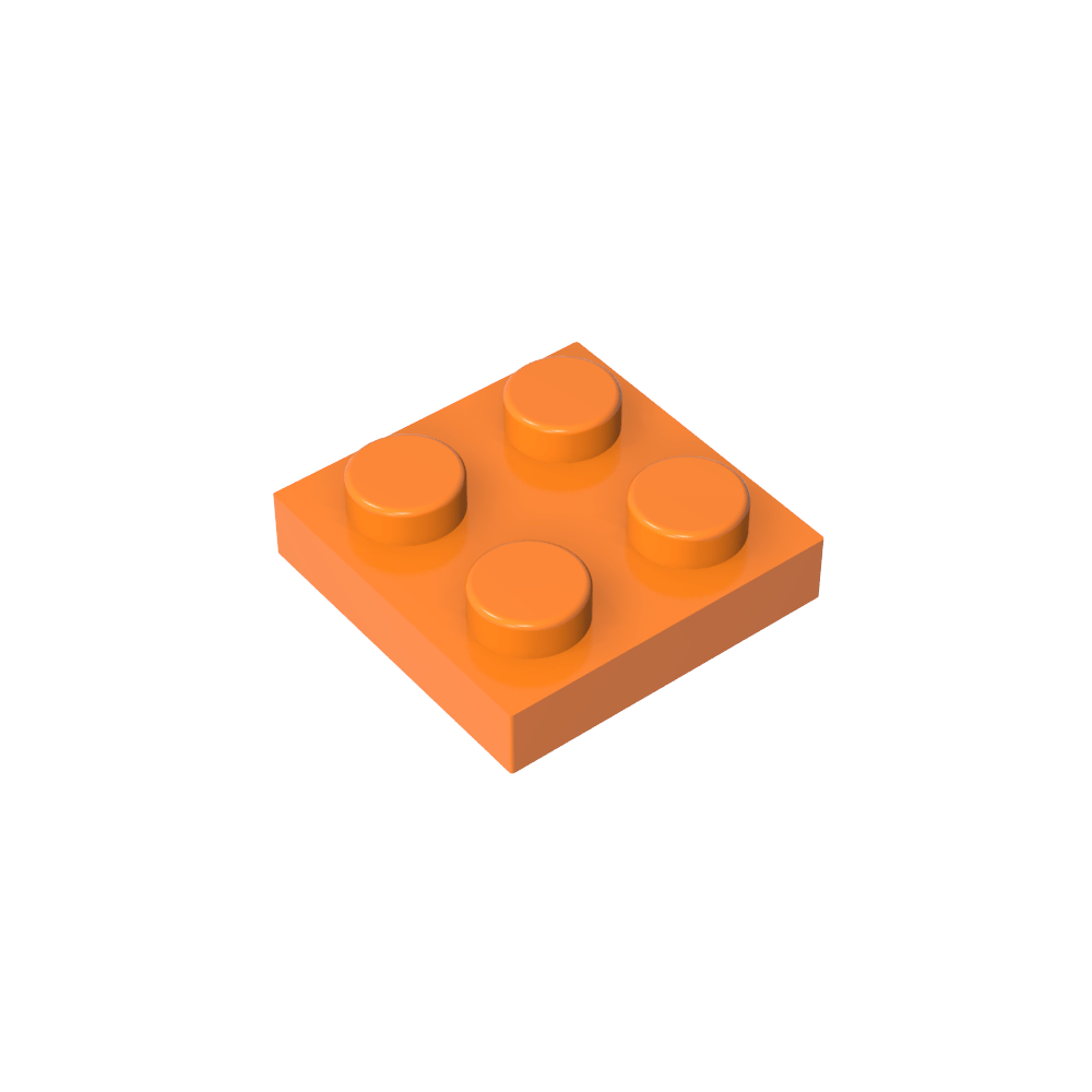 Placa 2 x 2-MyGobricksEs
