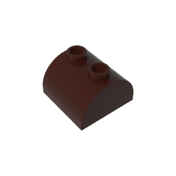 Ladrillo curvo 2 x 2 con dos montantes superiores-MyGobricksEs