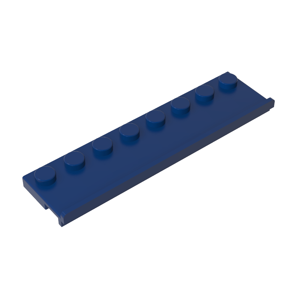 Placa especial 2 x 8 con riel para puerta-MyGobricksEs