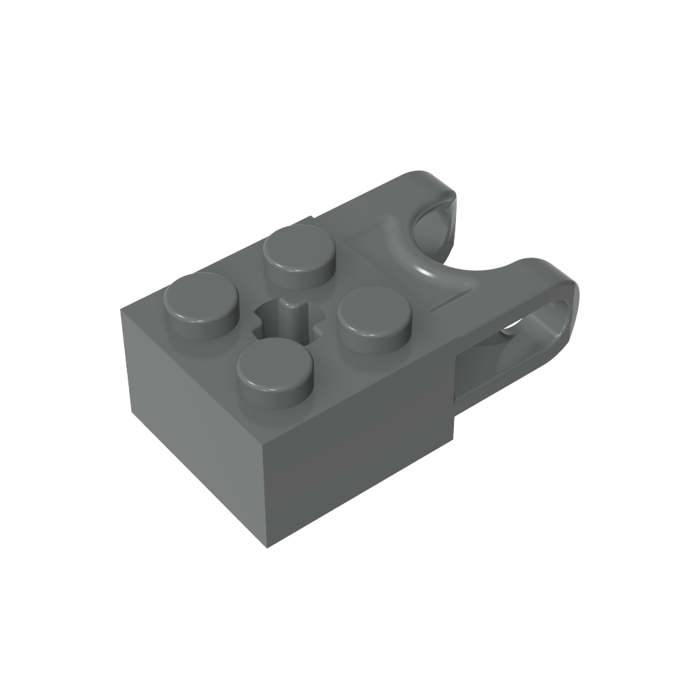 Technic Brick Special 2 x 2 con receptáculo de bola ancho y orificio para eje-MyGobricksEs