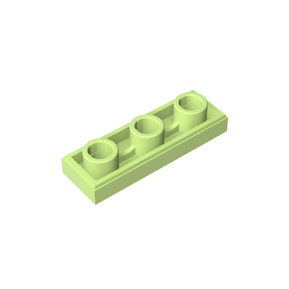 Azulejo especial 1 x 3 invertido con orificio central-MyGobricksEs