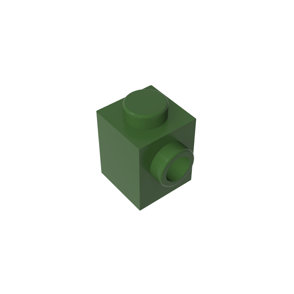 Ladrillo especial 1 x 1 con perno en 1 lado-MyGobricksEs
