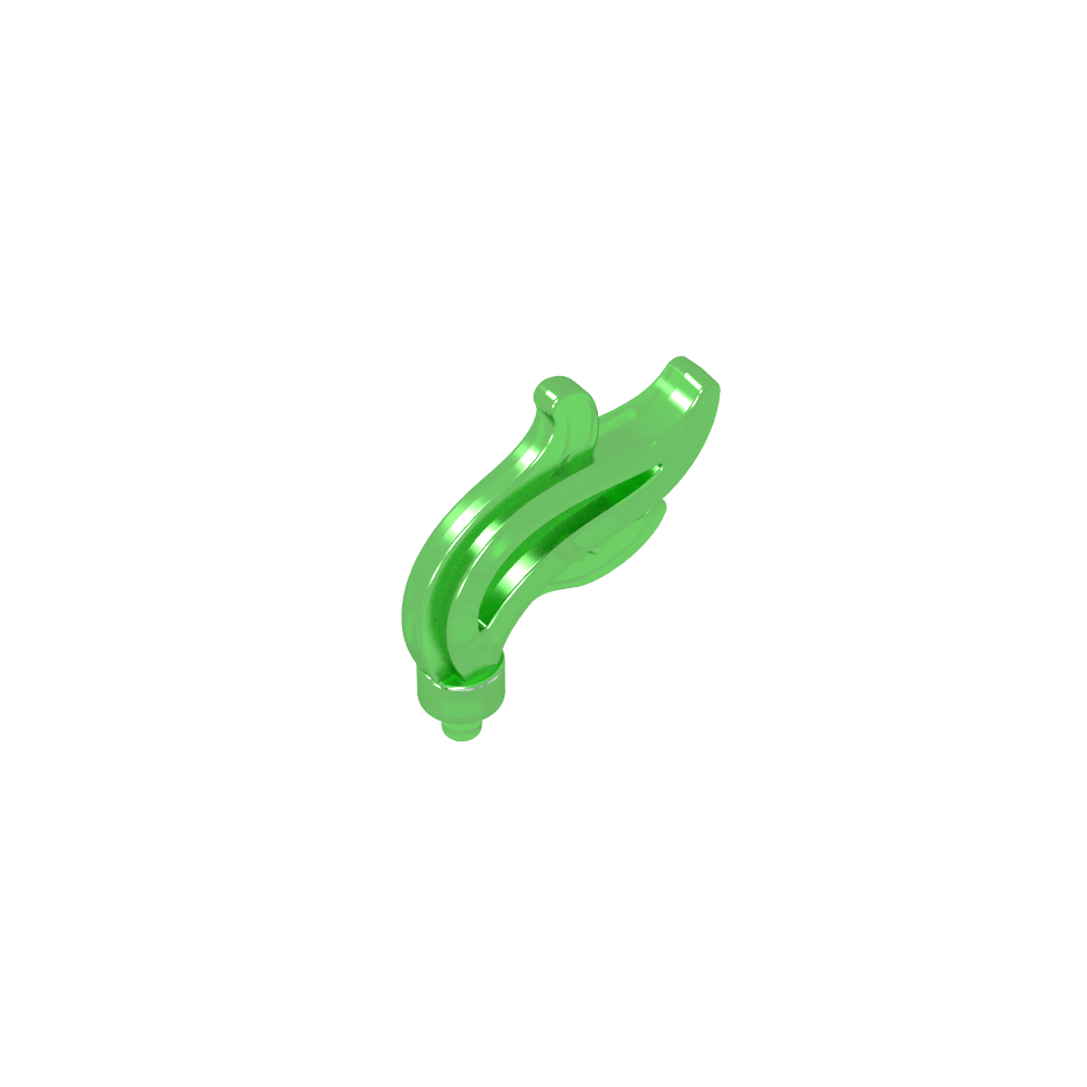Accesorio para la cabeza Pluma/Pluma/Llama Triple Punta-MyGobricksEs