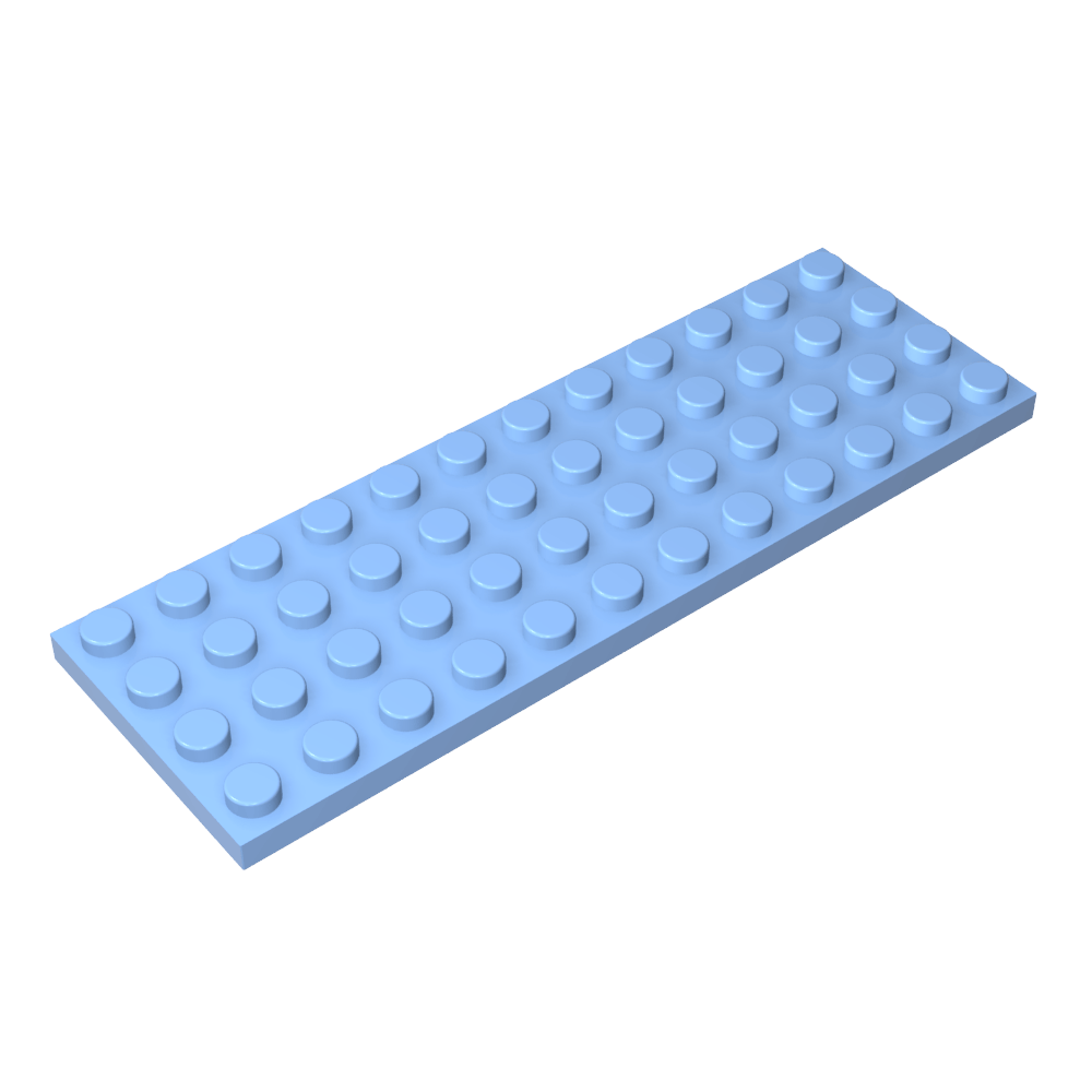 Placa 4 x 12-MyGobricksEs