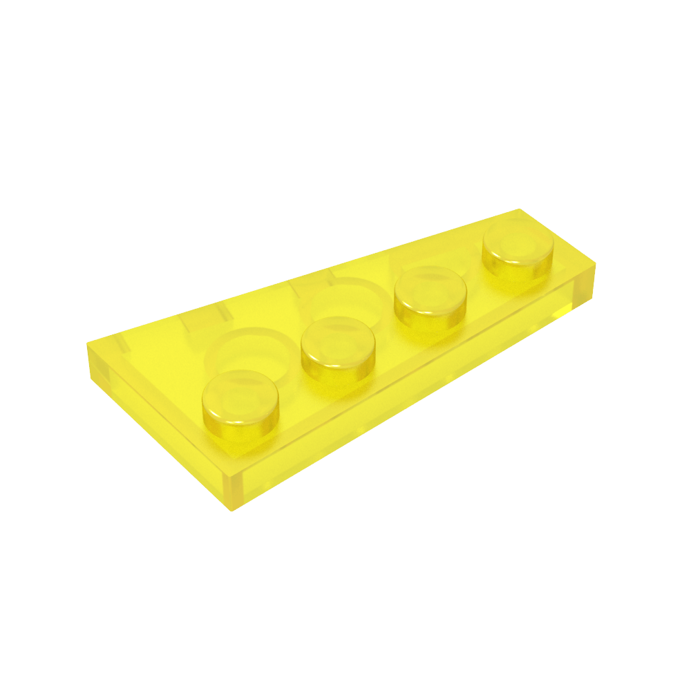 Placa de cuña 4 x 2 izquierda-MyGobricksEs