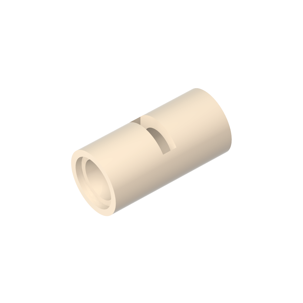 Conector de clavija Technic redondo [ranurado]-MyGobricksEs