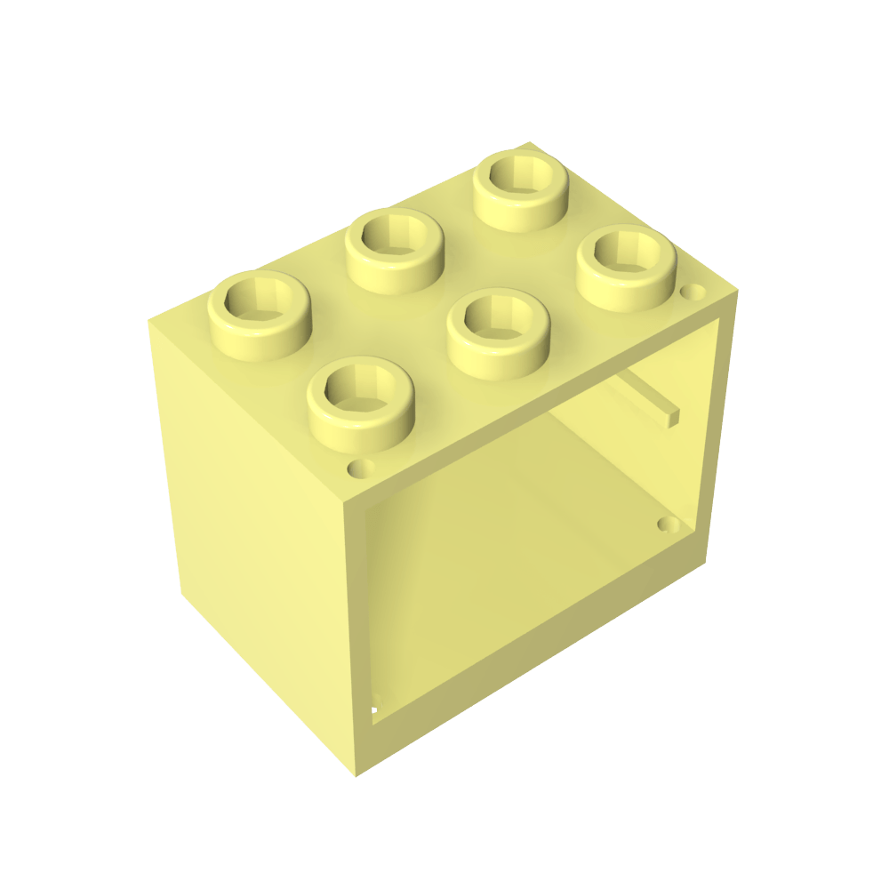 Armario 2 x 3 x 2 con montantes macizos-MyGobricksEs