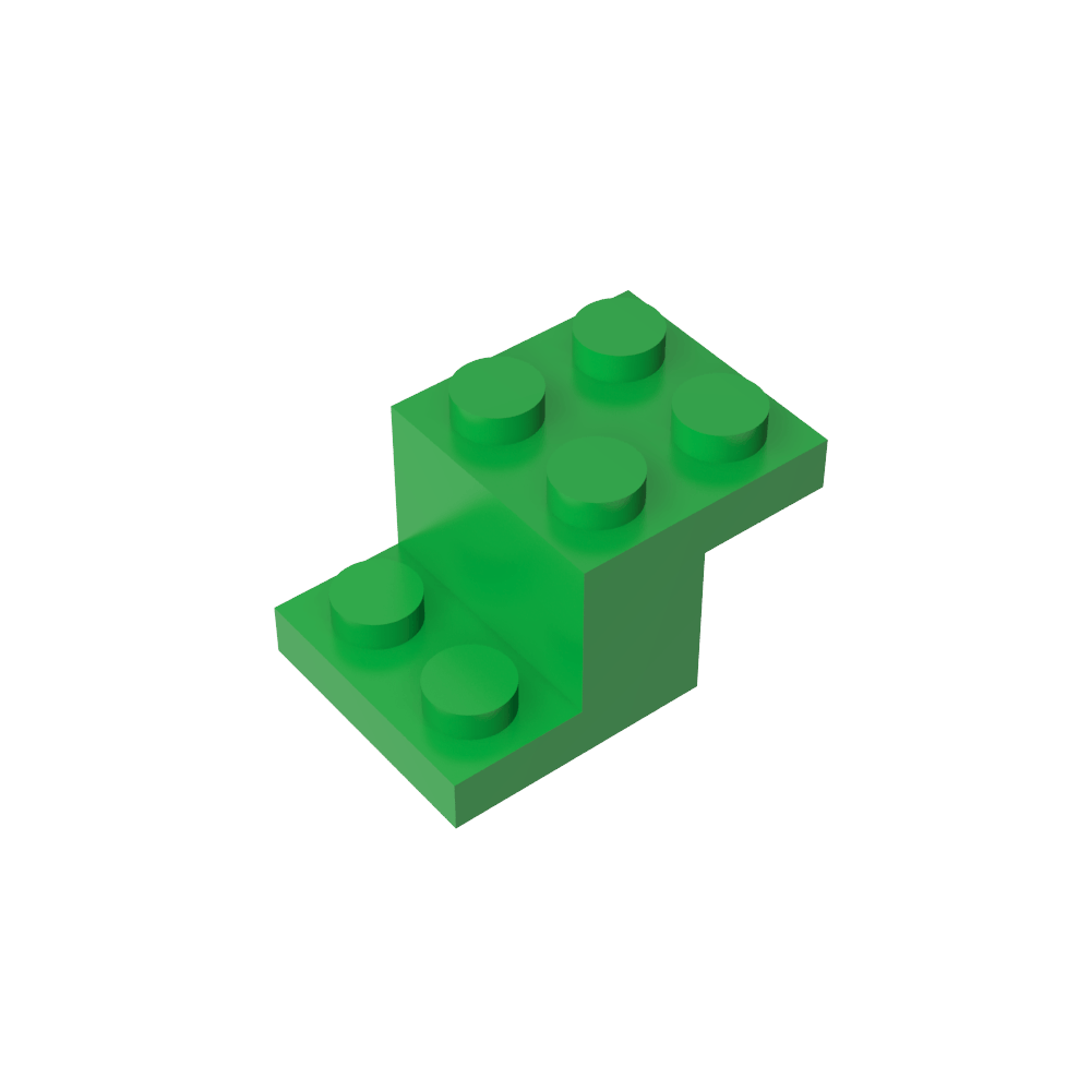 Soporte 3 x 2 x 1 1/3 con pasador inferior-MyGobricksEs