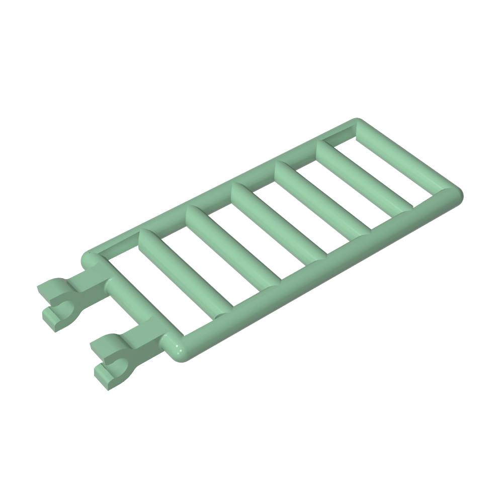 Barra 7 x 3 con clips dobles (escalera)-MyGobricksEs
