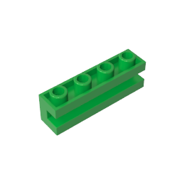Ladrillo Especial 1 x 4 con Ranura-MyGobricksEs
