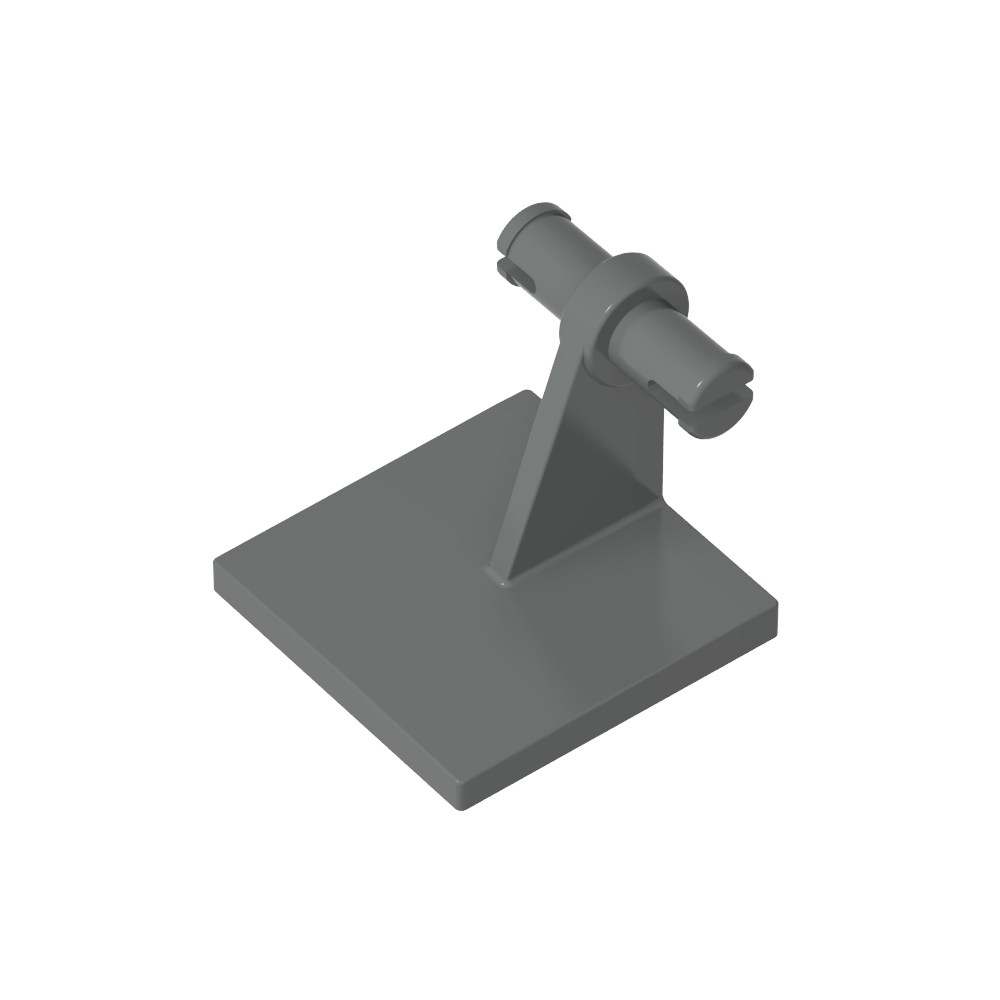 Portaruedas 2 x 2 fino con pasadores de clip divididos-MyGobricksEs