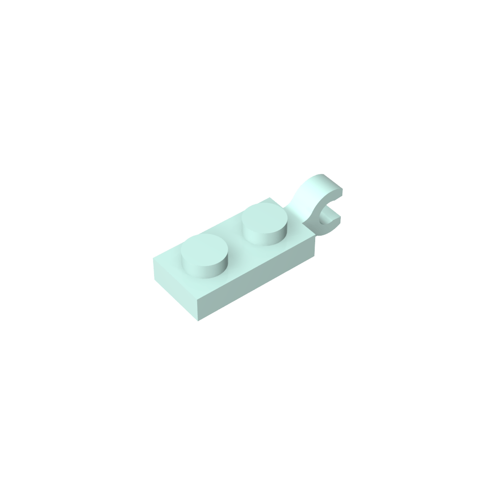 Placa Especial 1 x 2 con Clip Horizontal en el Extremo-MyGobricksEs