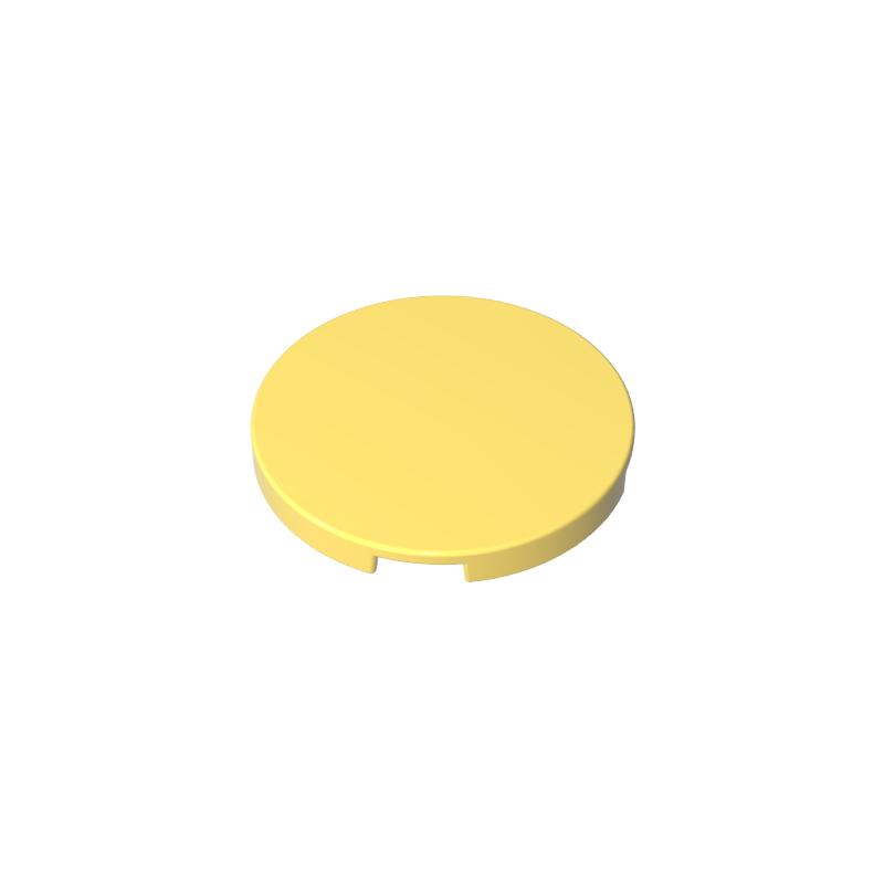 3x3 smooth round plate