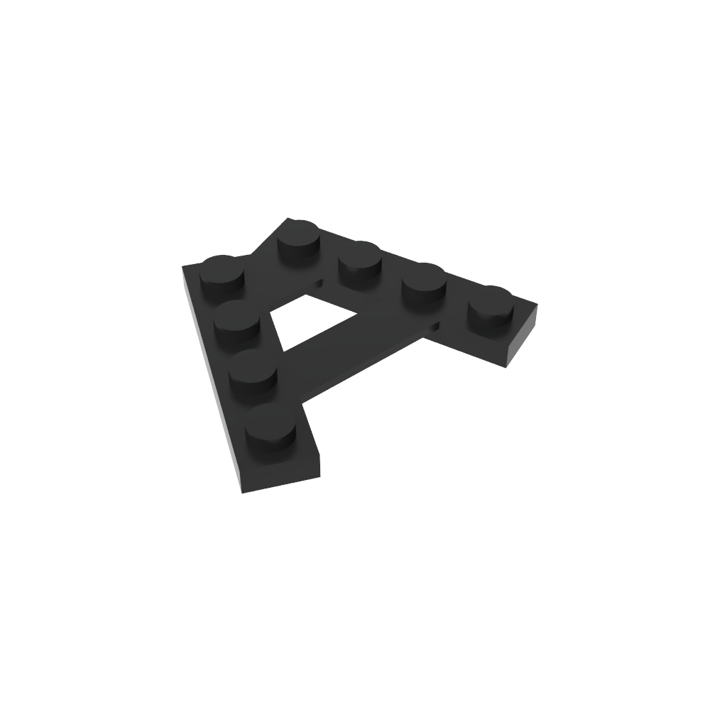 Placa especial de 4 pernos con ángulo de 45°-MyGobricksEs