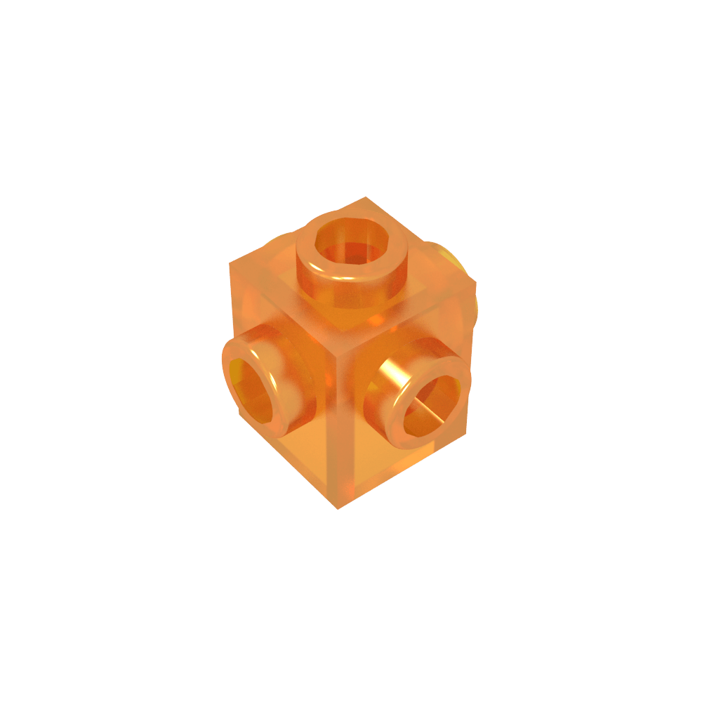 Ladrillo especial 1 x 1 pernos en los 4 lados-MyGobricksEs