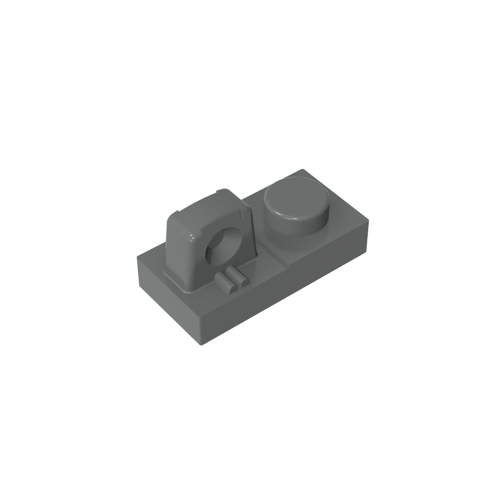 Placa de bisagra 1 x 2 con bloqueo con 1 dedo en la parte superior-MyGobricksEs