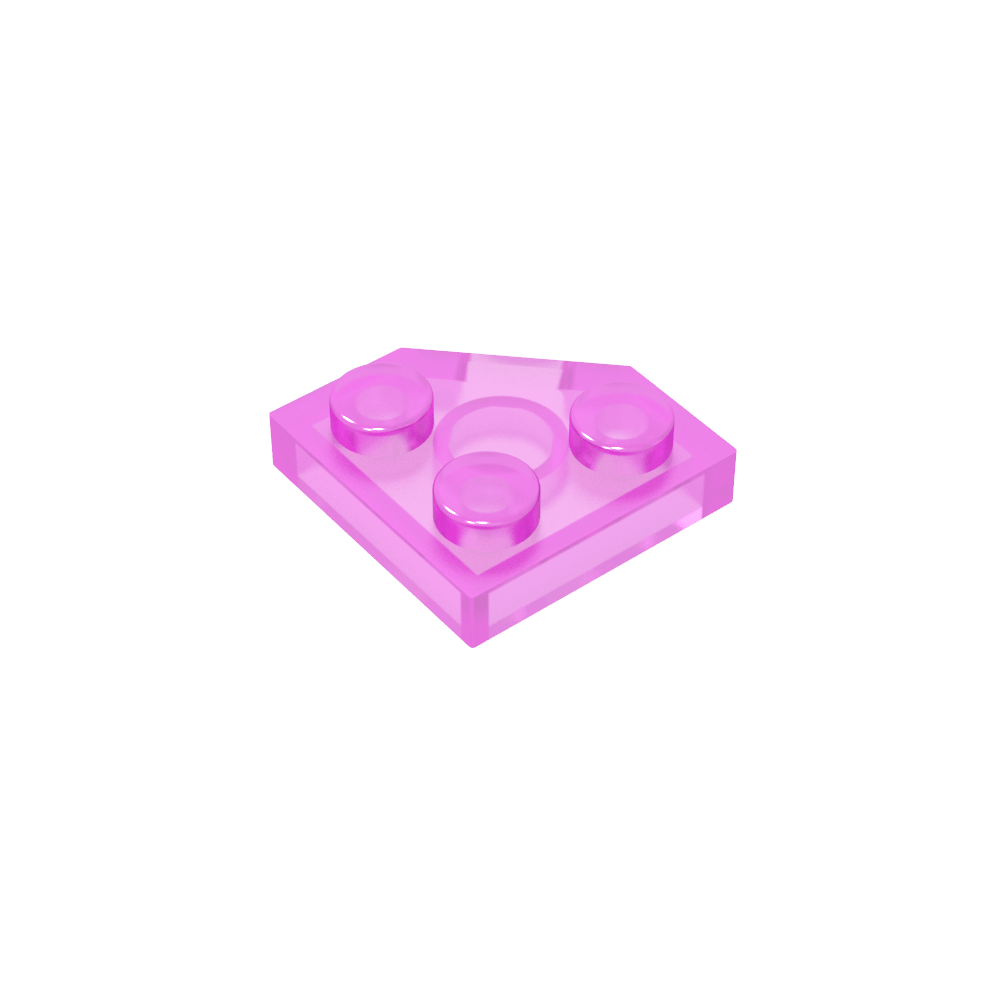 Placa de cuña de 2 x 2 con esquinas cortadas-MyGobricksEs