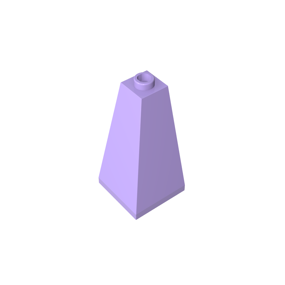 Pendiente 75° 2 x 2 x 3 Doble Convexa-MyGobricksEs