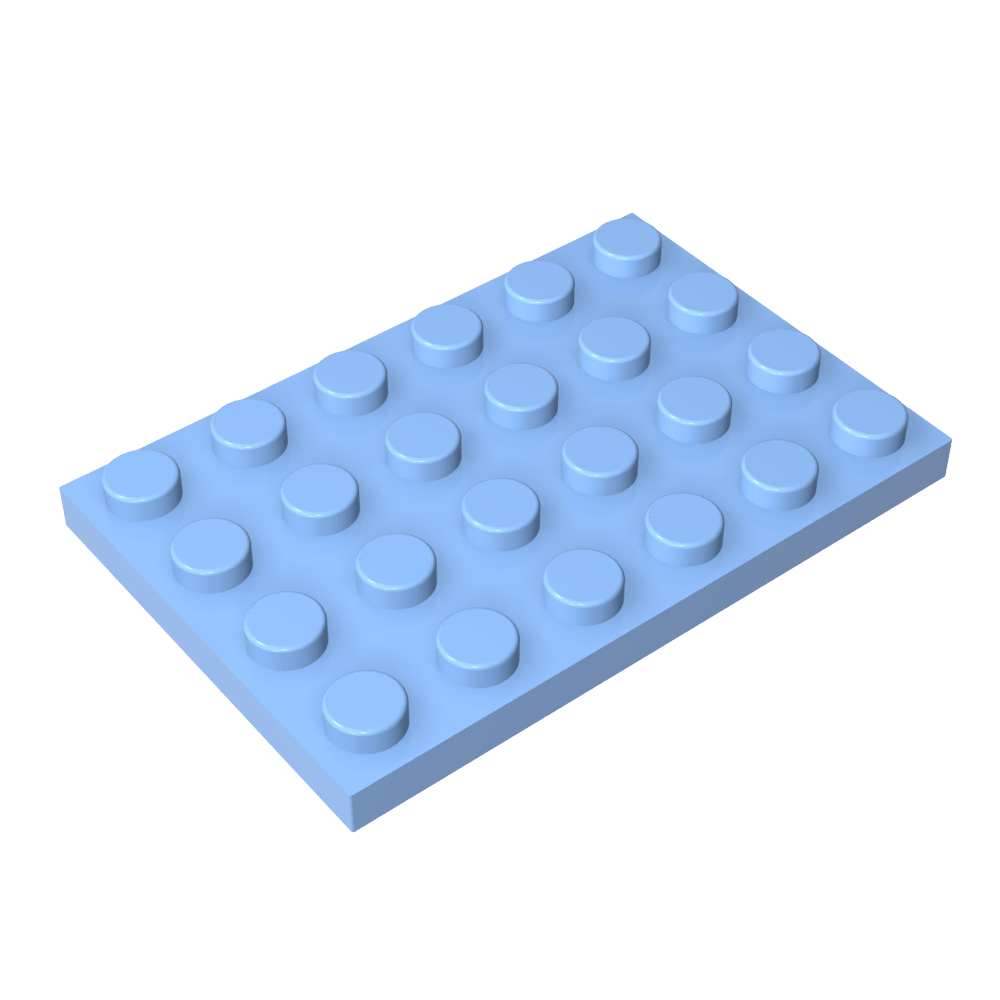 Placa 4 x 6-MyGobricksEs