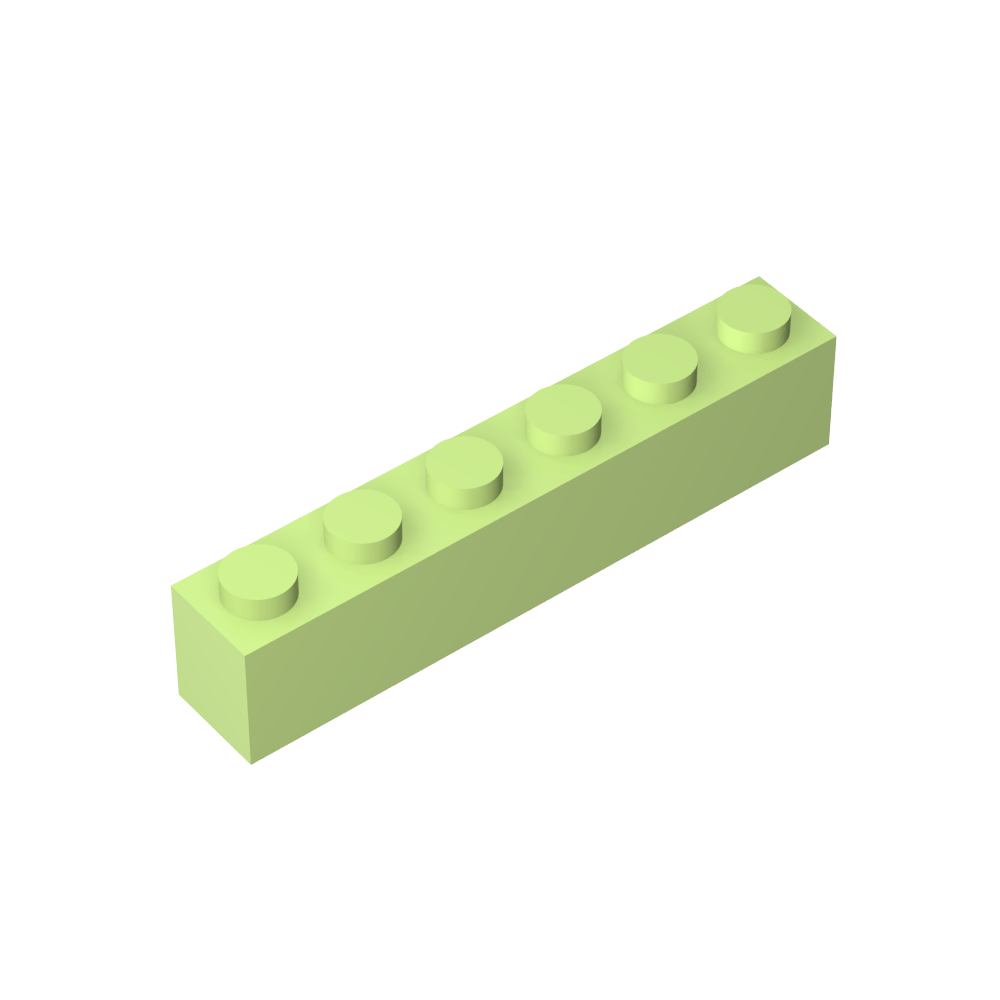 Ladrillo 1 x 6-MyGobricksEs