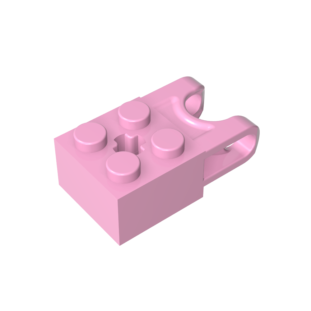 Technic Brick Special 2 x 2 con receptáculo de bola ancho y orificio para eje-MyGobricksEs