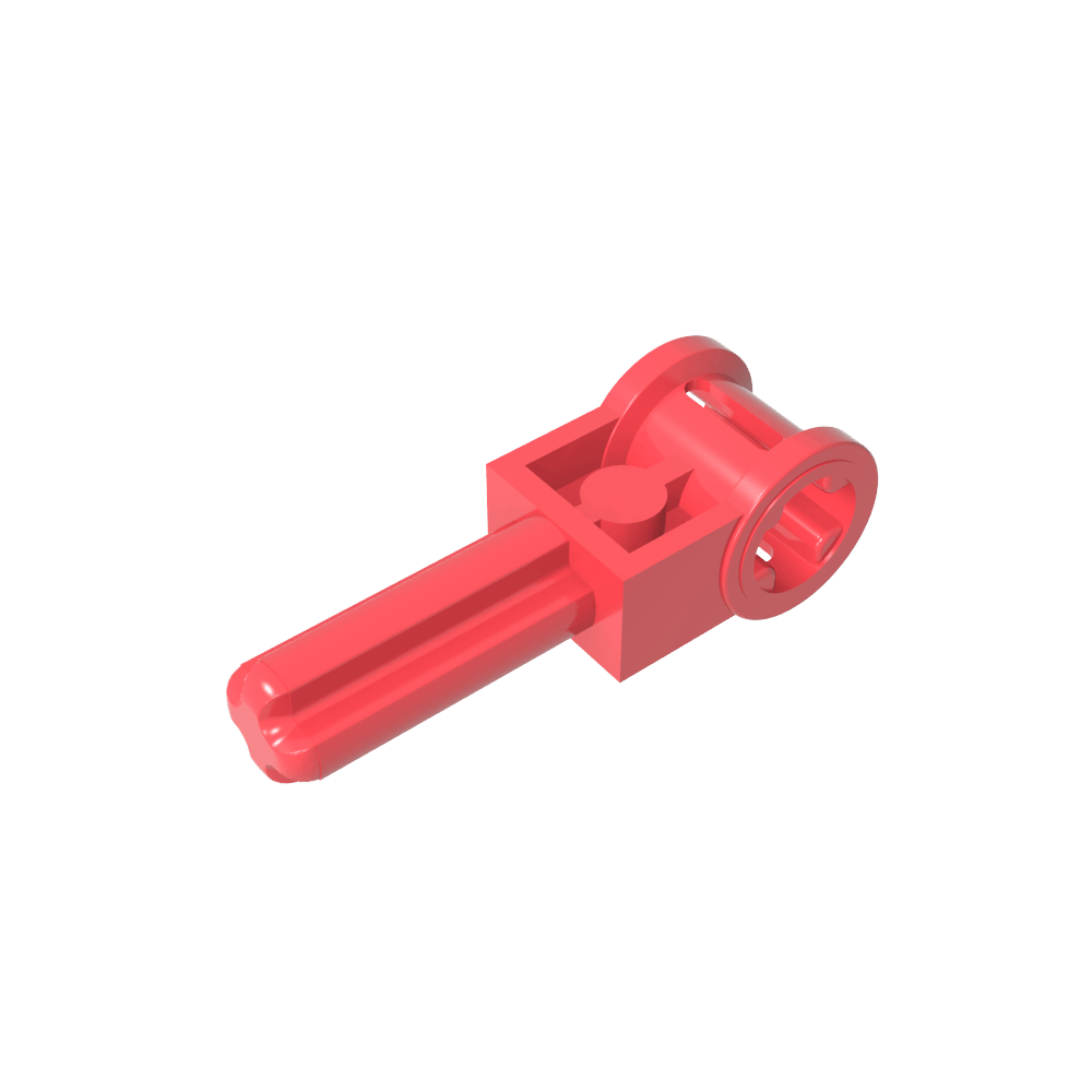 Eje Technic 1.5 con conector de eje perpendicular (mango de inversión de pértiga Technic)-MyGobricksEs