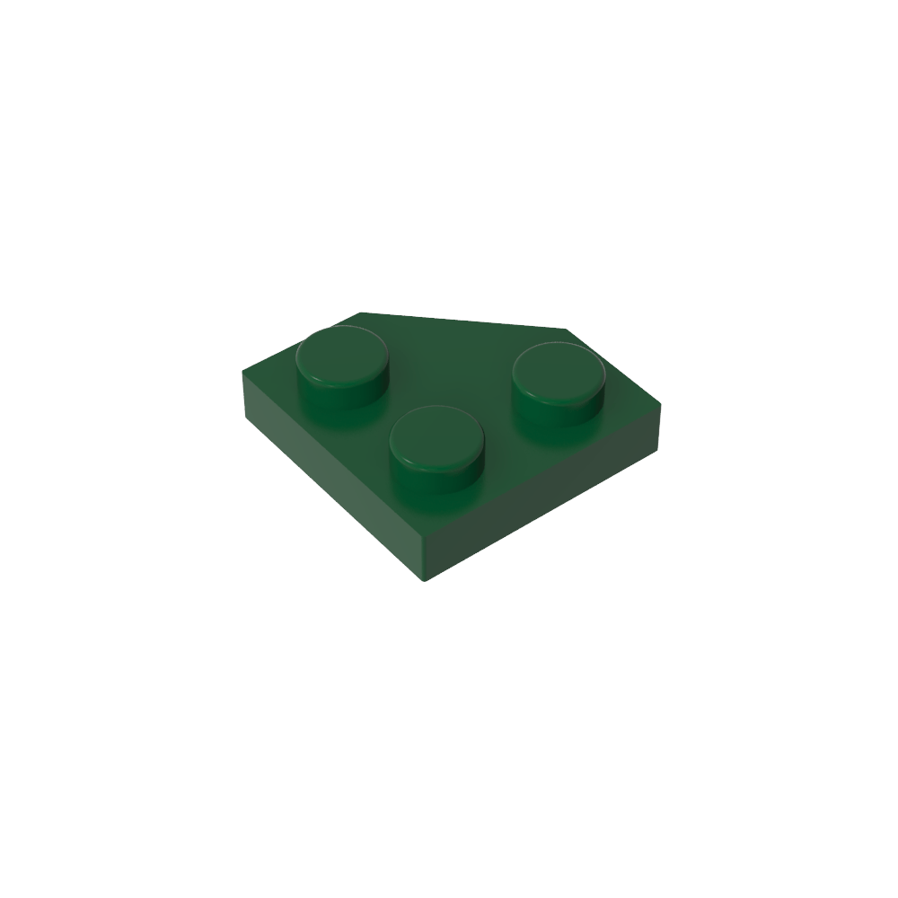 Placa de cuña de 2 x 2 con esquinas cortadas-MyGobricksEs