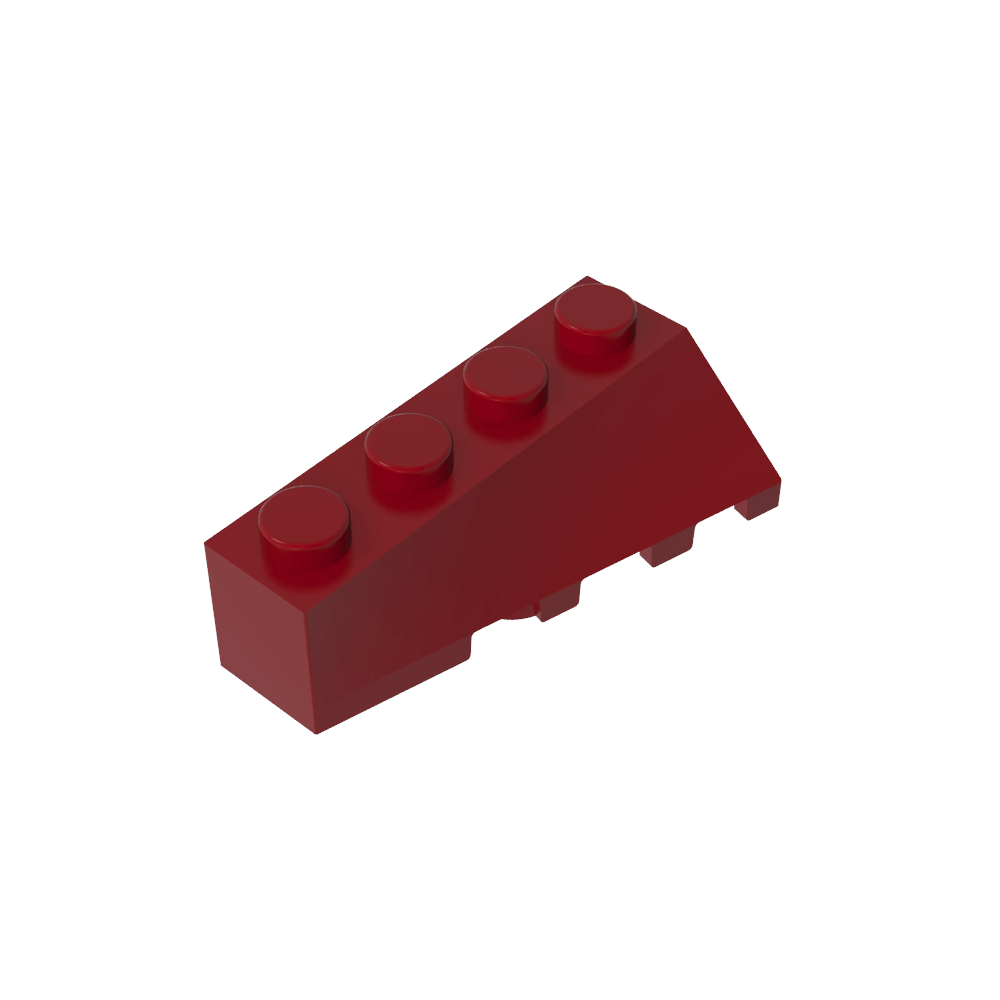 Cuña inclinada 45° 4 x 2 izquierda-MyGobricksEs