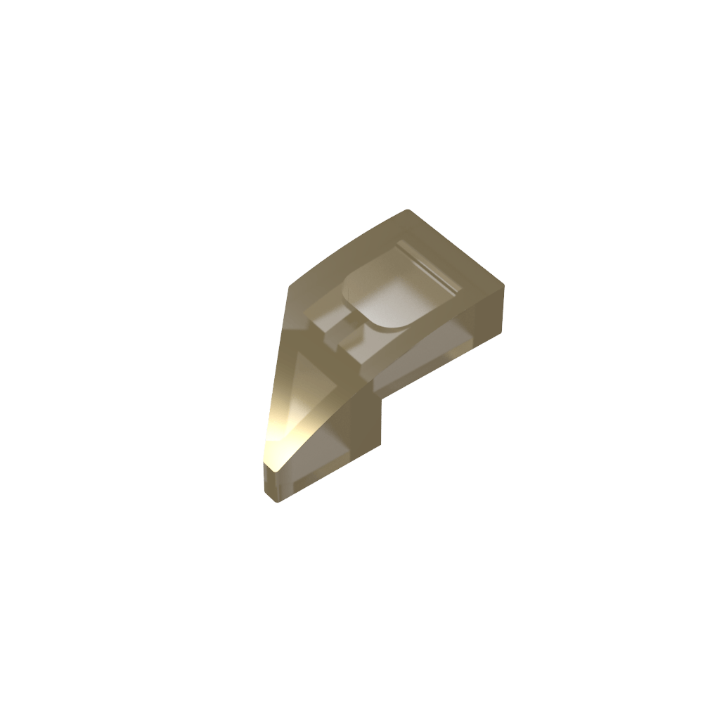 Pendiente curva 2 x 1 con muesca para perno a la derecha-MyGobricksEs