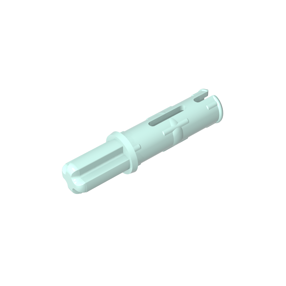 Pasador de eje Technic 3L con crestas de fricción longitudinales y eje 1L-MyGobricksEs