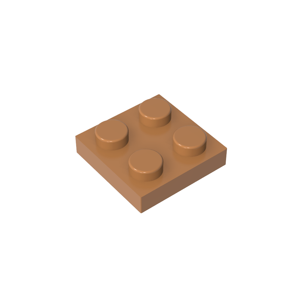 Placa 2 x 2-MyGobricksEs