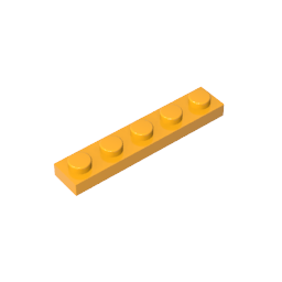 Placa 1 x 5-MyGobricksEs