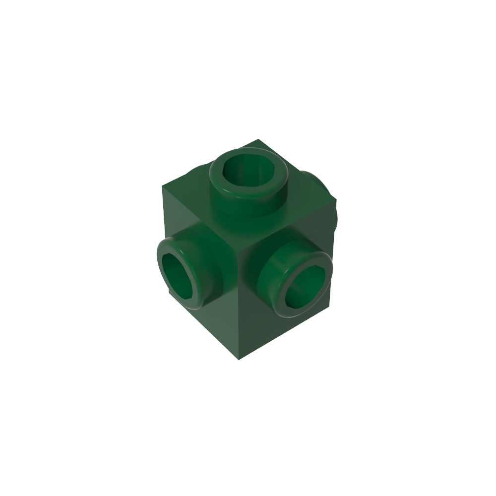 Ladrillo especial 1 x 1 pernos en los 4 lados-MyGobricksEs