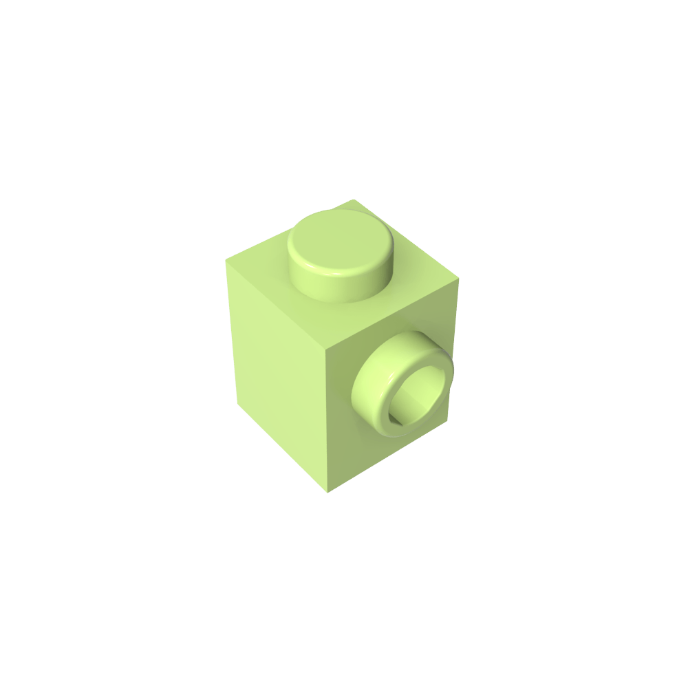 Ladrillo especial 1 x 1 con perno en 1 lado-MyGobricksEs