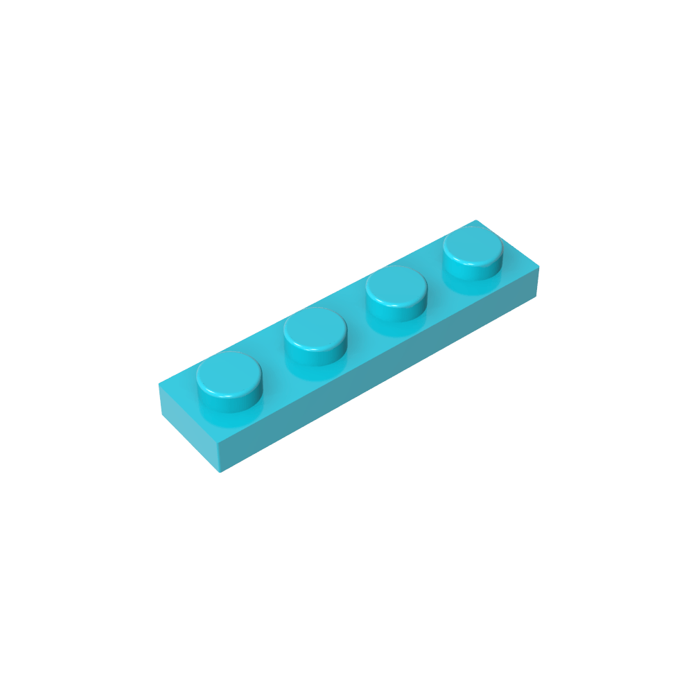 Placa 1 x 4-MyGobricksEs