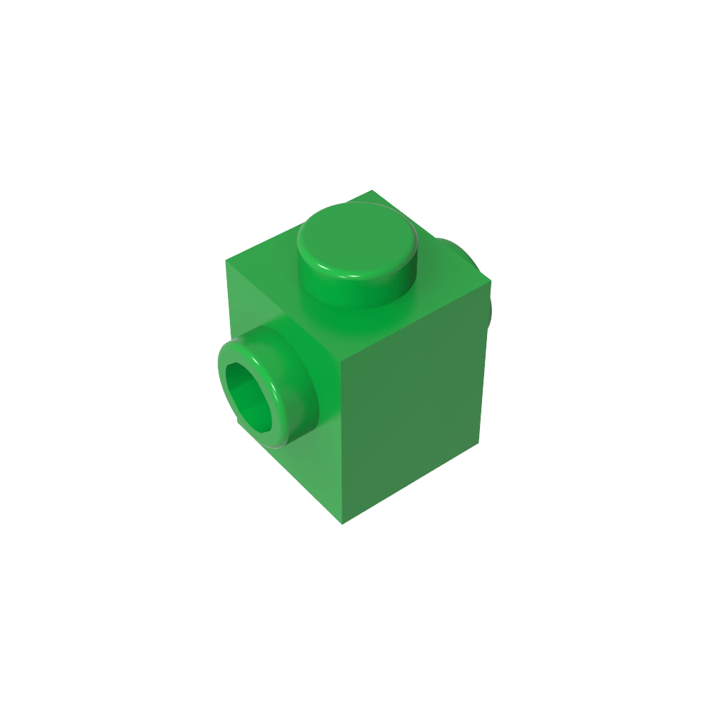 Ladrillo especial 1 x 1 con tacos en 2 lados-MyGobricksEs